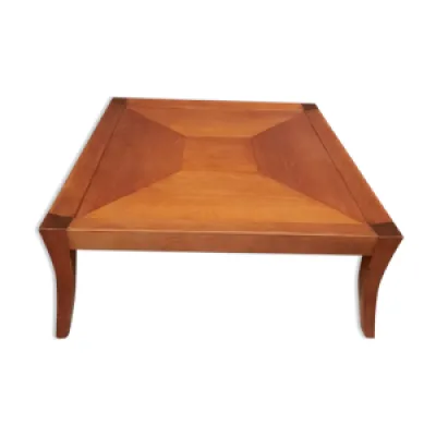 Table basse carrée en - bois plaquage