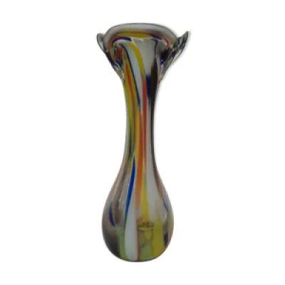 Vase de Murano multicolore