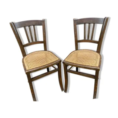 Paire de chaises bistrot - 1930