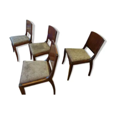 Ensemble de 4 chaises - art palissandre
