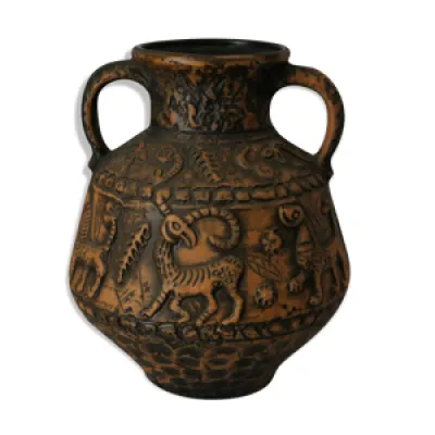 Vase cruche vintage jasba - animaux
