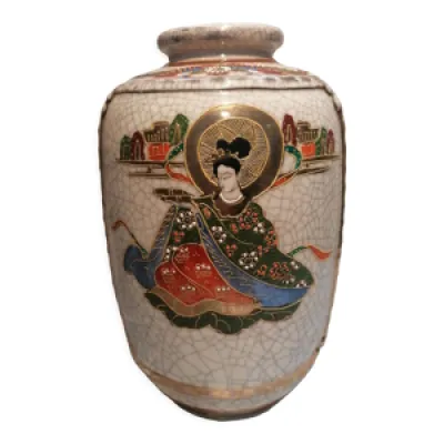 Ancien vase satsuma porcelaine - japonaise