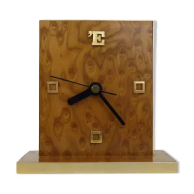 Horloge de table vintage - bois