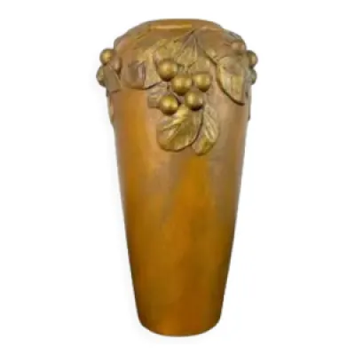 Vase Art Nouveau en céramique - cuite