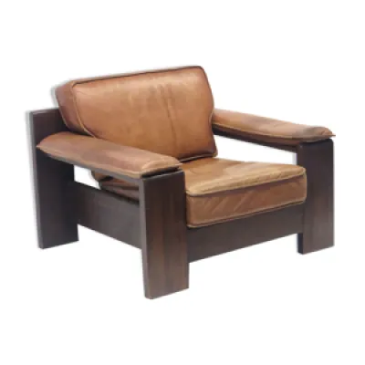 Chaise vintage Leolux - cuir