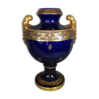 Vase porcelaine de Tours - jaget pinon