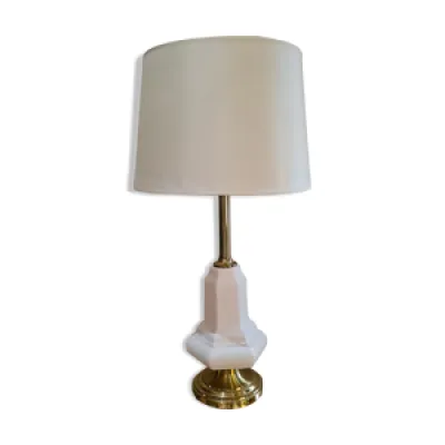 Lampe en porcelaine craquelé - 1970 style