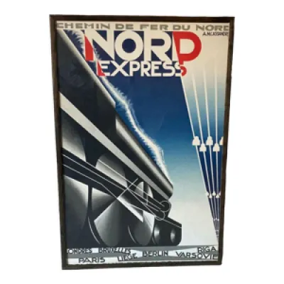 Affiche encadrée vintage - express
