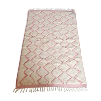 tapis berbère béni - rose