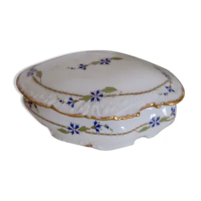 Boîte à bijoux porcelaine Limoges