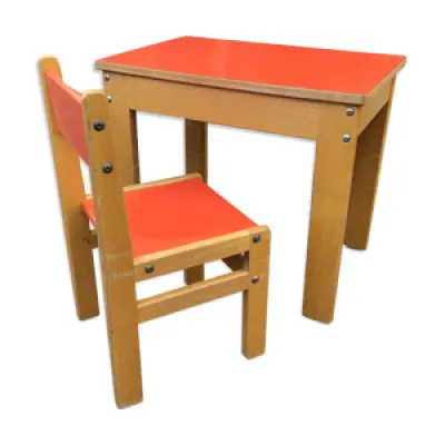 Bureau & chaise enfant - maternelle