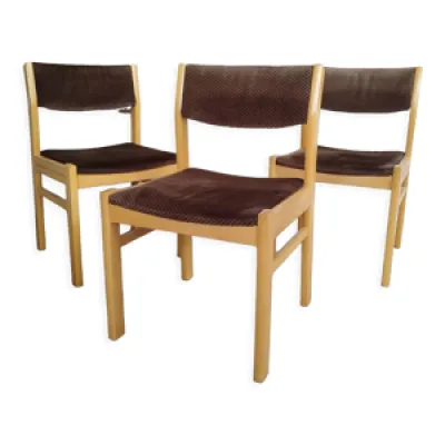 chaises scandinaves vintage - 1970