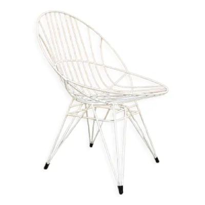 Chaise en fil de fer - design hollandais