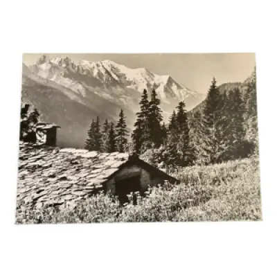 Impression photo noir - blanc 1950