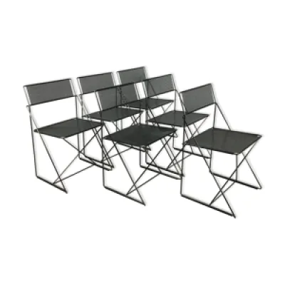 6 chaises X-Line par - jorgen