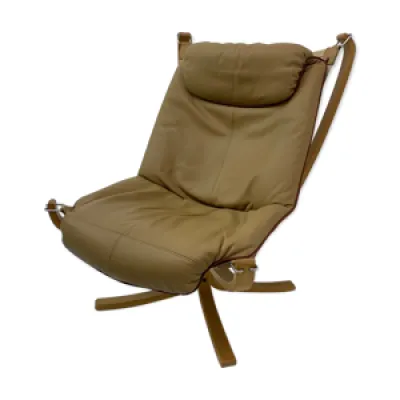 fauteuil Falcon en cuir - 1970s