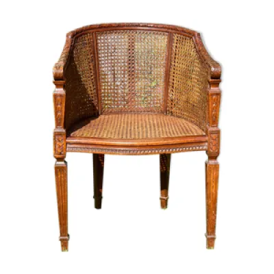 fauteuil en bois fruitier - louis style