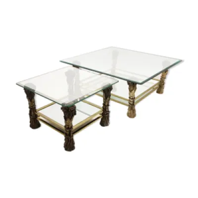 table en bronze vintage