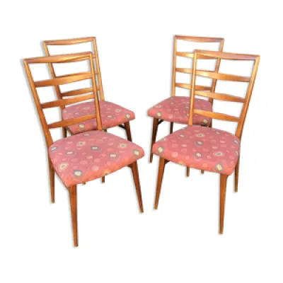 4 chaises Scandinaves - 1960 mid