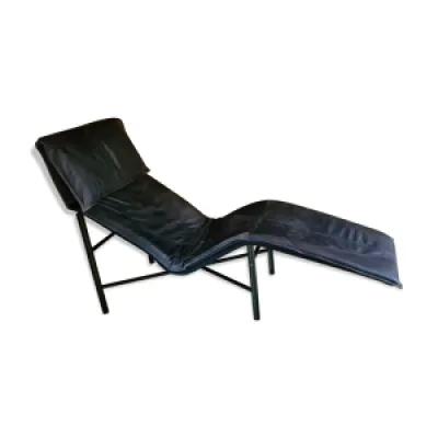 Chaise longue vintage - cuir design