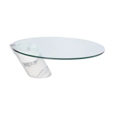Table basse en marbre - ronald schmitt