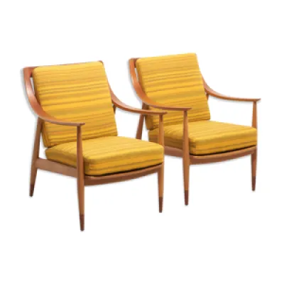 Paire de fauteuils Modèle - danemark 1950