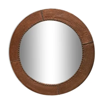 Miroir 1970 encadrement - cuivre