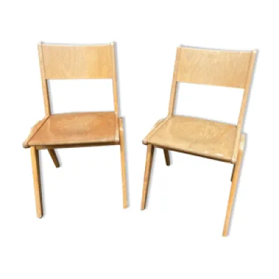 Paire de chaises scandinave