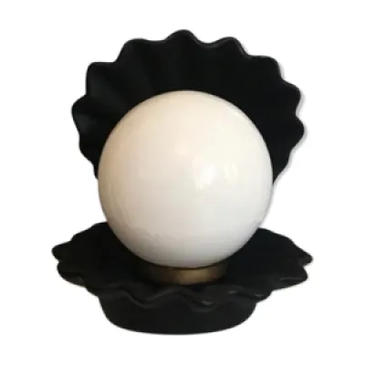 lampe coquillage céramique - opaline