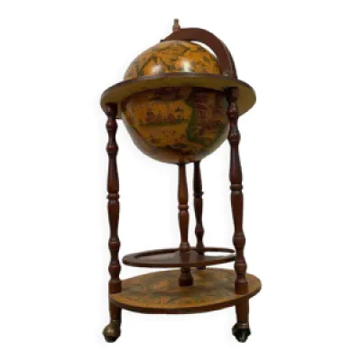 bar globe vintage meuble