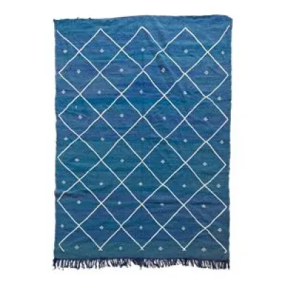 tapis Kilim berbère - bleu