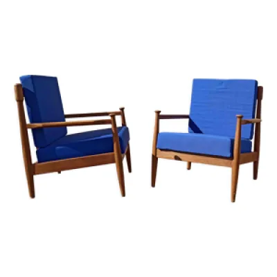 paire de fauteuils scandinaves - 50