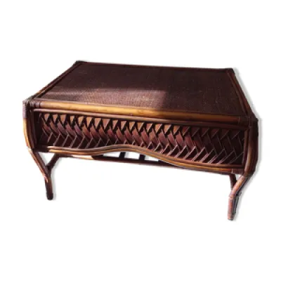 Ancienne table basse - bambou