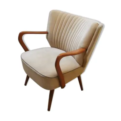 fauteuil vintage années - beige