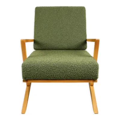 fauteuil boucle vintage - design 1970