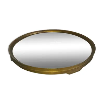 Centre de table bronze - miroir xixe siecle
