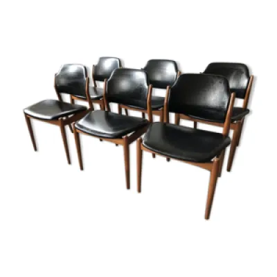 Set de 6 chaises Arne - danemark