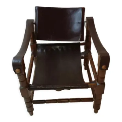 fauteuil vintage safari