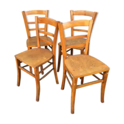 set de 4 chaises bistrot