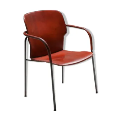 Paire de fauteuils Gianfranco - cuir