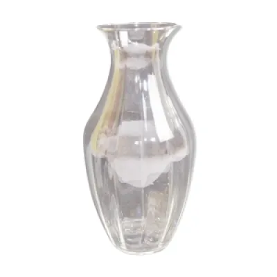 Vase cristal 12 facettes