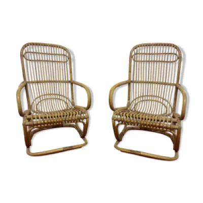 paire de fauteuils vintage - 1950