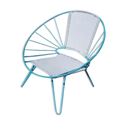 Fauteuil vintage type - turquoise