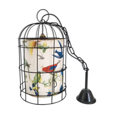 Suspension cage à oiseaux