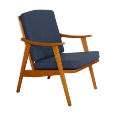 fauteuil vintage scandinave - bois 1960
