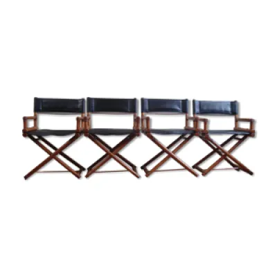 4 chaises Director’s - 1950