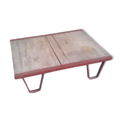 Table basse palette sncf - design industriel