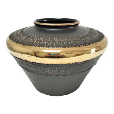 Vase céramique noir - design