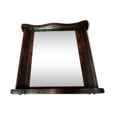 ancien miroir bois