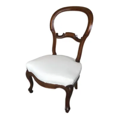 Chaise style Louis XV - tissu